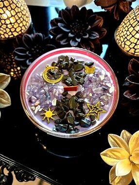 Hand crafted, Wicked Worthy Wax, Moonlight Charge 16 oz candle